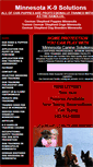 Mobile Screenshot of minnesotak9solutions.com